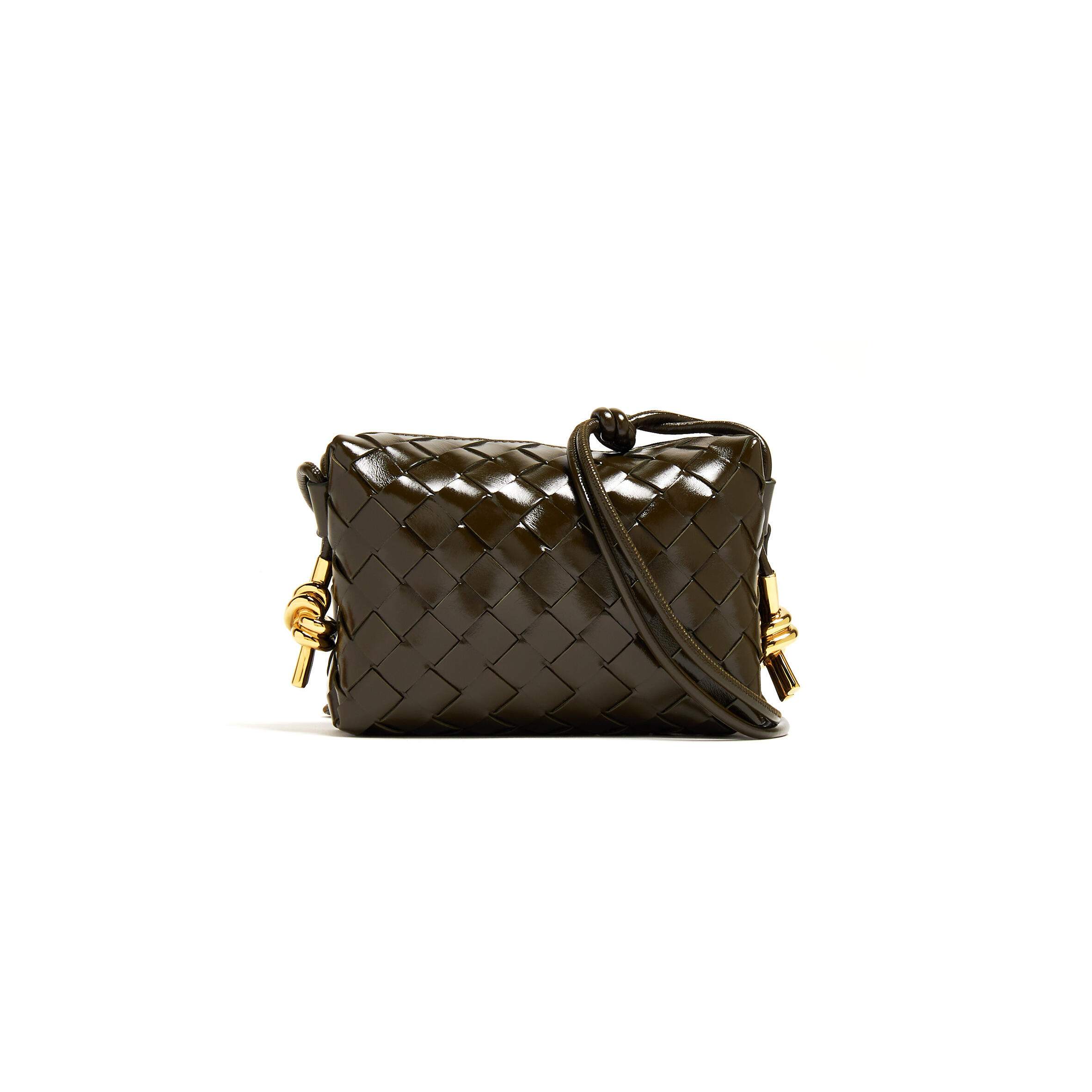 b0tt*ga Ven*ta mini loop metal knots bag 736125v2gv13387 (17*11*6cm)